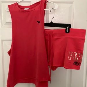 Victoria’s Secret Pink women’s short set